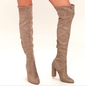 Steve Madden over the knee boots.